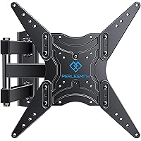 PERLESMITH Full Motion TV Wall Mount for 26-60 Inch Flat, Curved, LED, LCD, OLED, 4K TVs with Tilt, Swivel, Extension, Level,