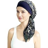 BELLESHOW Chemo Headwear Turbans for Women, Cancer Head Scarf, Headwear Coverings Caps, Head Wraps for Cancer Patients