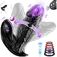 Anal Sex Toys Prostate Massager - Sex Toys Realisitic Anal Vibrator Anal Plug with 10 Vibrating Modes, Sex Toys for Men Vibrating Butt Plug Prostate Vibrator Soft Silicone Dildo with Remote Control