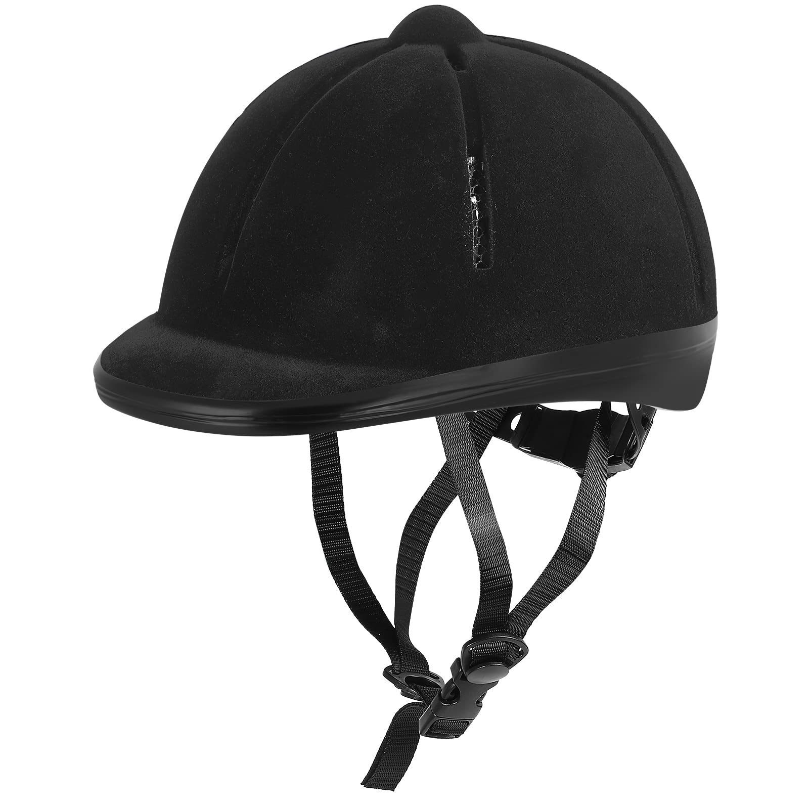 Photo 1 of Adjustable Horse Riding Kids Helmet Equestrian for 2 to 6 Years Old, S Size and Head Size 48 to 54cm (Black)