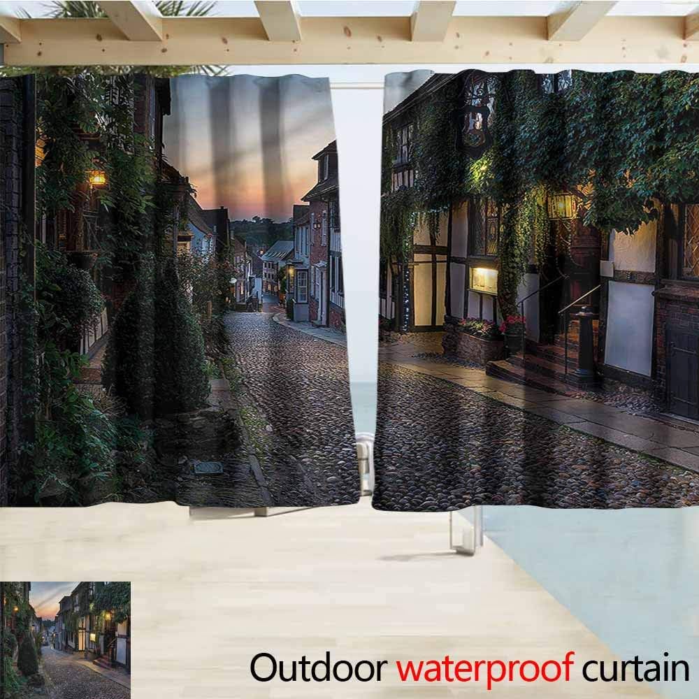 MaryMunger Doorway Curtain Wanderlust Mosaics Tiles Global Simple Stylish Waterproof W55x39L Inches