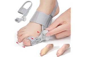 JUMUR Bunion Corrector for Men & Women, Right Foot Big Toe Straightener, 3-in-1 Complete Set of Bunion Relief, Bunion Splint for Bunion Fix, for bunions and hallux valgus(Right Foot)
