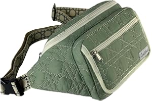 BATLFRIST Diaper Fanny Bag With Changing Pad, YKK Zippers,Wipes Pocket,Unisex,Stylish,for Excursions Short Quickly Day Out