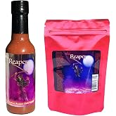 Wicked Reaper Carolina Reaper Hot Sauce + Whole Dried Reaper Peppers Gift Set