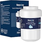 Keycozy K003 Refrigerator Water Filter Replacement for GE MWF, martWater MWFP, MWFA, GWF, HDX FMG-1, WFC1201,WFC1201, RWF1060, 197D6321P006, PC75009,Kenmore 9991,GSE25GSHECSS, PSHS6PGZBESS (1)