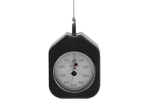 SEG-500-2 Dial Tension Gauge, Dual Pointer Design, 500g Measurement Value, Portable ABS Alloy Material, for Mechanical Pressu