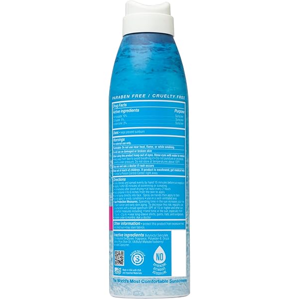 SURFACE TROPIX SHEER TOUCH SPRAY SUNSCREEN, WATER RESISTANT, UVA/UVB BROAD SPECTRUM, FAST DRYING PROTECTION, PABA FREE – 6OZ – SPF 50-1 PACK