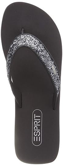 ESPRIT Damen Glitter Straws Pantoletten