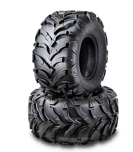 Free Country ATV Tires 24x11-10, Set Of 2, 4PR D930 Tread - For Mud, Sand, Hard Terrain