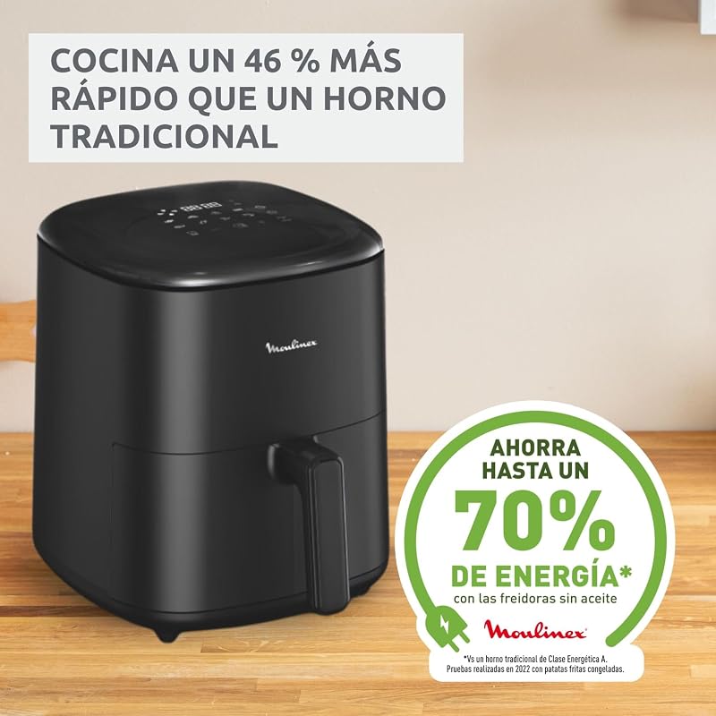 Easy Fry Max 5L, Freidora de aire, Incluye Pinzas