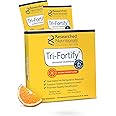 Researched Nutritionals Liposomal Glutathione (450mg) Liquid Gel + Vitamin C - Tri-Fortify - Aid Natural Energy, Immune Support & Detox - Clinically Researched for Absorption, Orange (20 Packets)