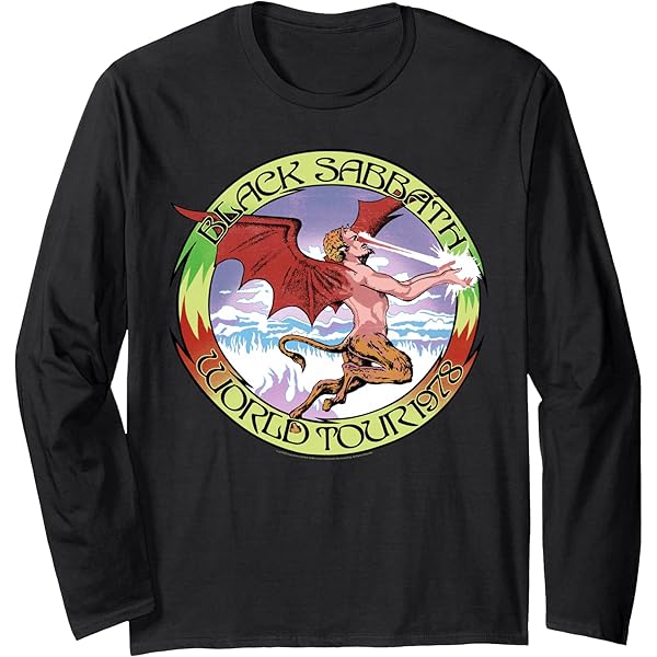 Amazon.com: Black Sabbath Official World Tour '78 T-Shirt