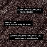UpCircle Exfoliating Coffee Body Scrub Lemongrass 220ml Sea Salt Shea Butter view 3
