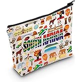 WZMPA South Africa Travel Bag - Multicolor Cosmetic Bag - Waterproof Canvas - Unisex Adult - Perfect for Travel