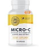 Vimergy Micro-C&reg; Vitamin C Capsules 500mg, Vegan, 90 Servings, Trial Size | Whole Body Immunity*, Equal to 7 Oranges, Promotes Collagen* and Healthy Bones*, Kosher, Vegan &amp; Gluten-Free