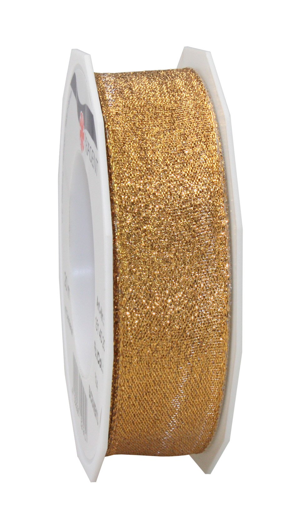 Präsent - Sacramento Wired Ribbon Gold 20-m-Roll 25 mm width — image 1