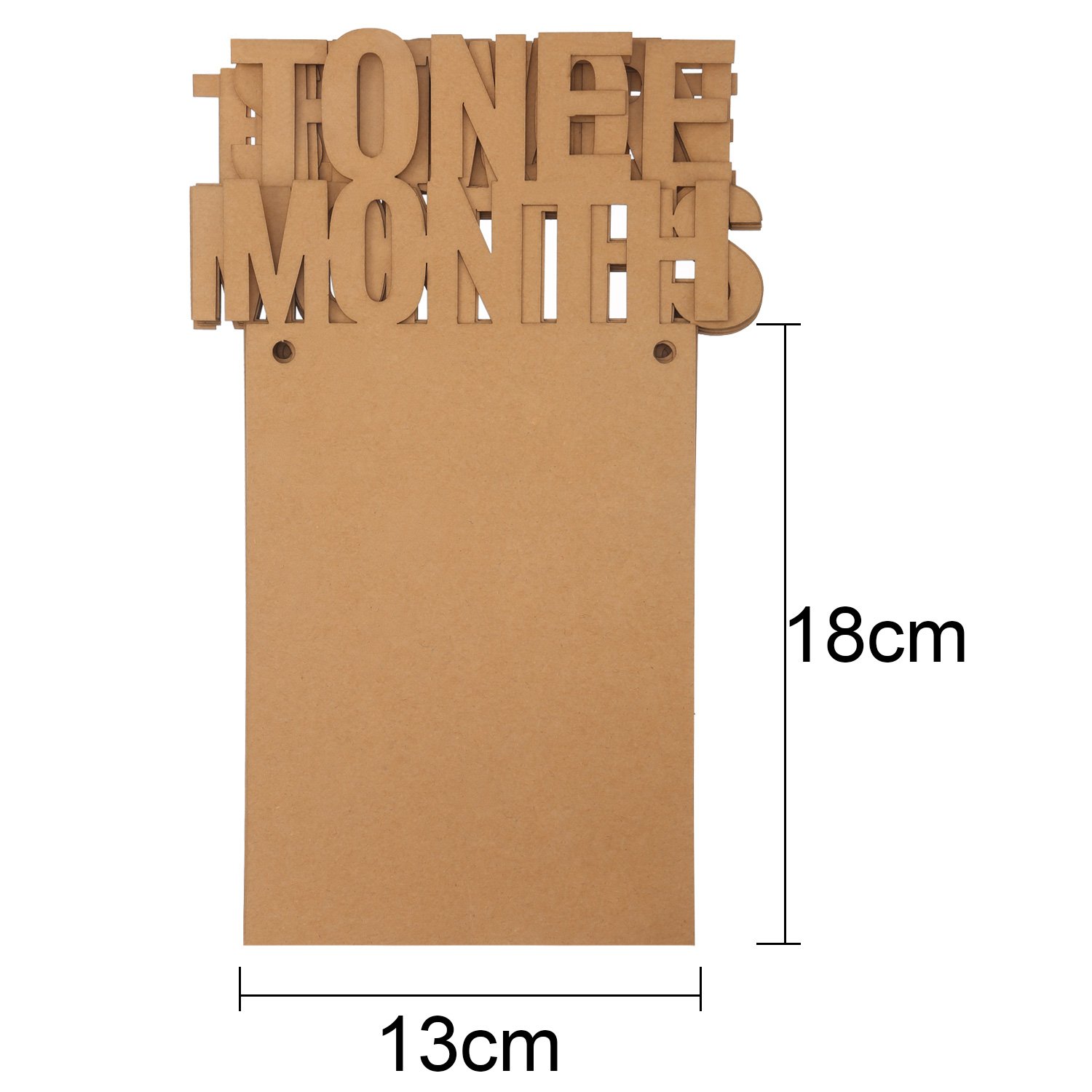 1 12 monate girlande