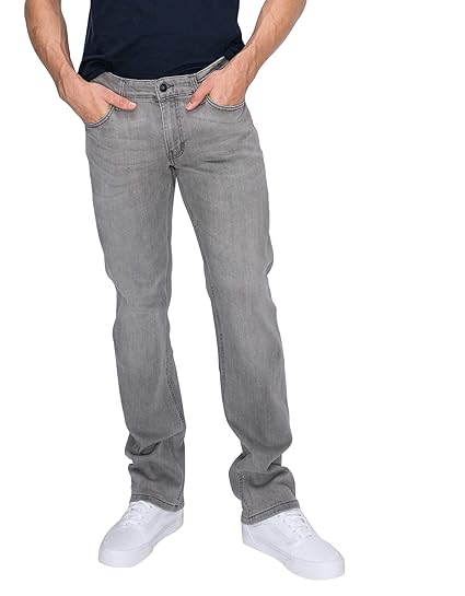 ring of fire men's straight fit stretch jeans