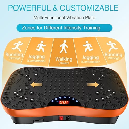 AXV Vibration Plate Fitness Platform Exercise Machine Vibrating