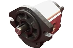 FLUIDHAUS Hydraulic Gear Pump Sizes from 0 to 18 gpm 3625psi SAE A Flange Side Ports CW-Rotation (Shaft: 3/4" diameter keyed, 8cc: 6gpm at max. rpm)