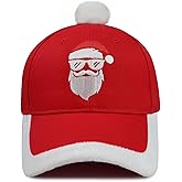 Dalqanth Christmas Hats for Men Women, Funny Adjustable Embroidered Believe Santa Baseball Cap
