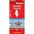 Michelin Map Africa Tunisia 744 (Maps/Country (Michelin)) (English and French Edition)