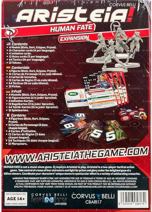 Aristeia Human Fate Expansion Board Games Amazon Canada