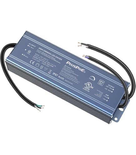 thumbnail image 2 of 300W IP67 Waterproof LED Power Supply - 24V DC Dimmable Driver With 0-10V & TRIAC Control 2 of 10