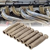 Spark Plug Wire Heat Shield 8 PCS Spark Plug Wire Boots Protection Insulator 2500 Degree Spark Plug Heat Sleeve 6 Inches Cove