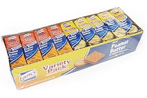 CHICHL Lance Fresh Sandwich Crackers Real Peanut Butter Variety Pack, 36Count