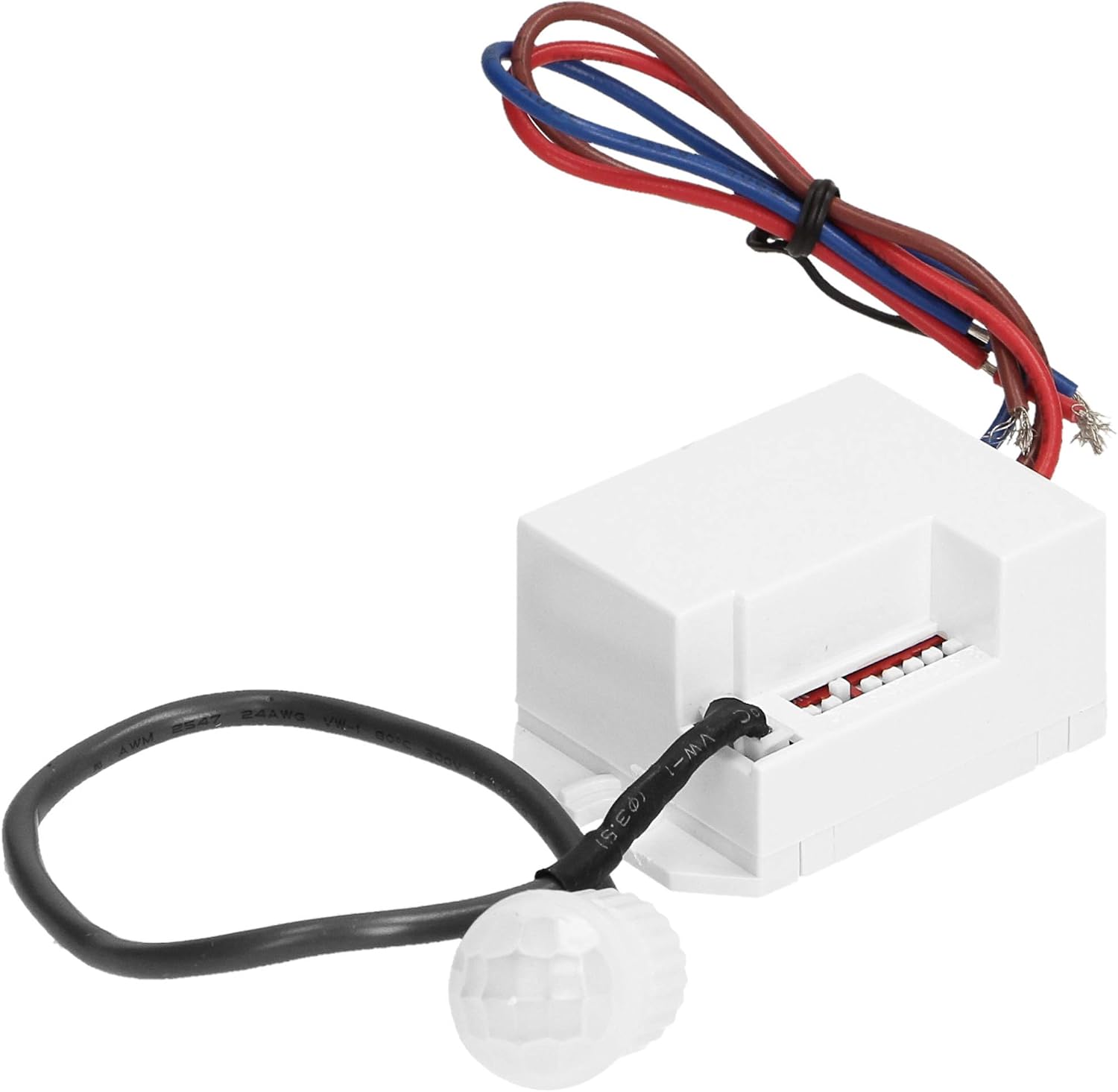 ORNO OR-CR-211/12-24V Mini Motion Sensor 360 Degree LED Compatible 12V-24V Light Intensity Adjustment and Time Setting