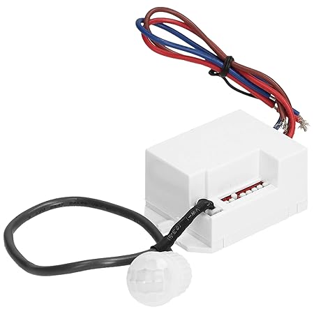 Orno OR-CR-211/12-24V Mini Bewegungsmelder 12v-24v || 360 Grad || Lichtstärke Anpassung und Zeiteinstellung