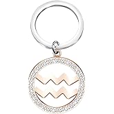 TGBJE Zodiac constellation Keychain Zodiac Sign Gift Zodiac Outline Gift Horoscope Constellation Celestial Zodiac Keychain