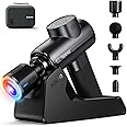 RENPHO Massage Gun Deep Tissue with Charging Stand, Heat and Cold Head, Mother's Day Gifts, FSA HSA Eligible, Percussion Body Muscle Masajeador for Athletes Pain Relief, Active Thermacool Deluxe