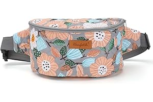 Hanfetch Yarn Crossbody Waist bag Small Yarn Storage Organizer for Yarn Skeins-Organizer for Crochet Hooks and Accessories