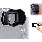 JJC Camera Eyecup Eyepiece Viewfinder for Canon EOS R5 R6 Mark II R6 R5 C R5C Mirrorless Camera with Extended Soft Silicone Design