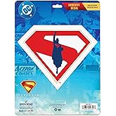 DC Comics Superman Shield Adhesive Vinyl Decal - Bold Superman Logo Sticker for Vehicle Windows or Bumpers