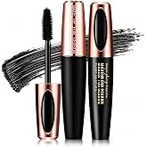 False Lash Effect Mascara, Volumizing Waterproof Black Mascara for Women | Buildable Volume &amp; Length with 10mm Silicone Brush, Clump Free Smudge Proof Formula for Dramatic Fuller Natural Lashes