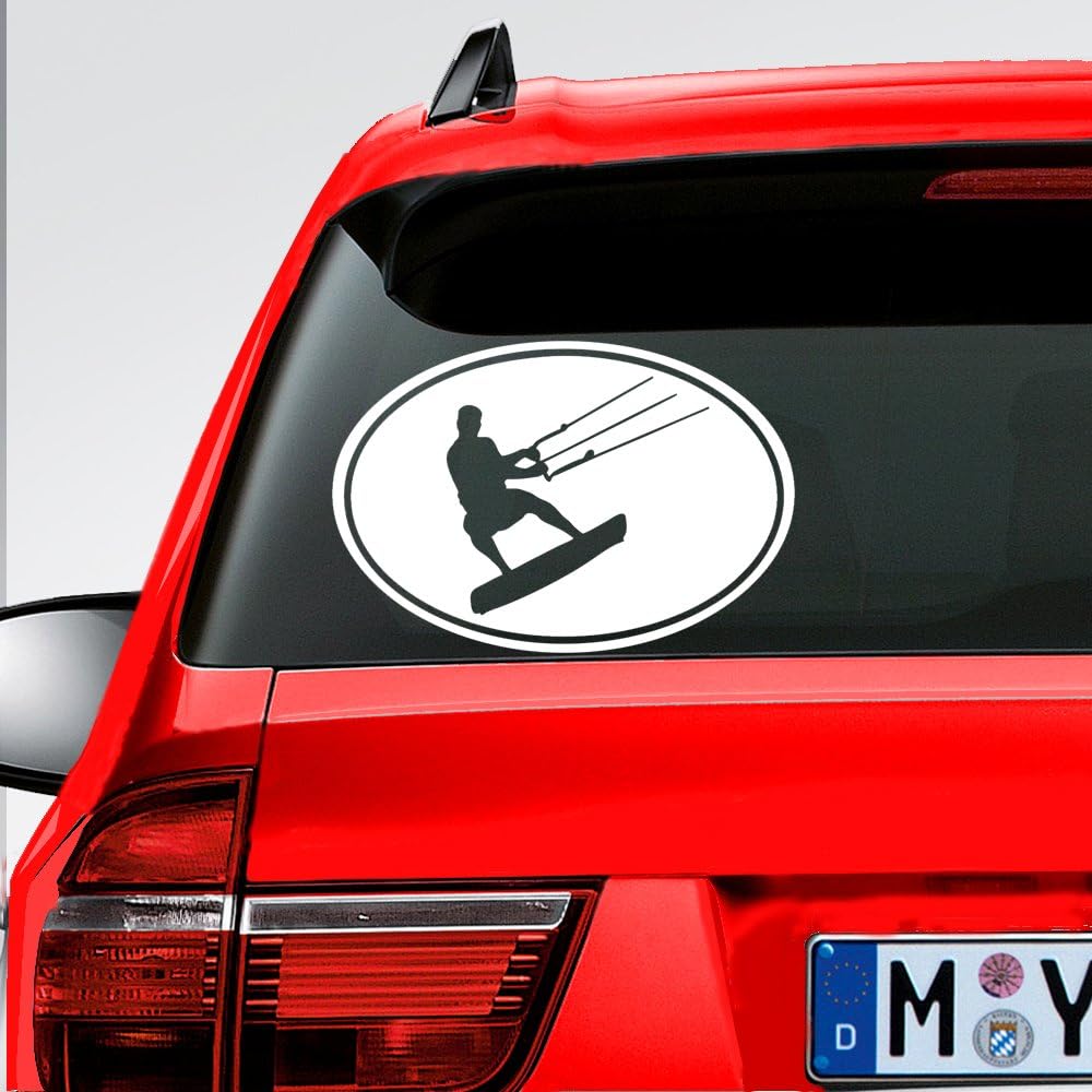 MountainValleyClimber Vinyl Sticker Surfing for Car Laptop Truck Die Cut KITE Surf Freestyle Decal