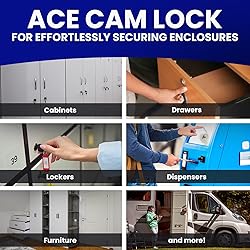 FJM Security MEI-2400AS-KA Tubular Cam Lock for