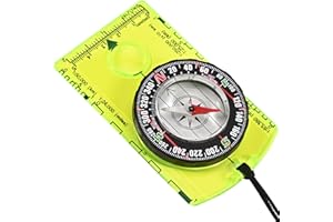 OLAISMLN Hiking Compass for Kids, Lightweight Orienteering Compass of Field and Exploration Survival Gear, Professional Boy Scout Compass for Outdoor and Camping Accessories