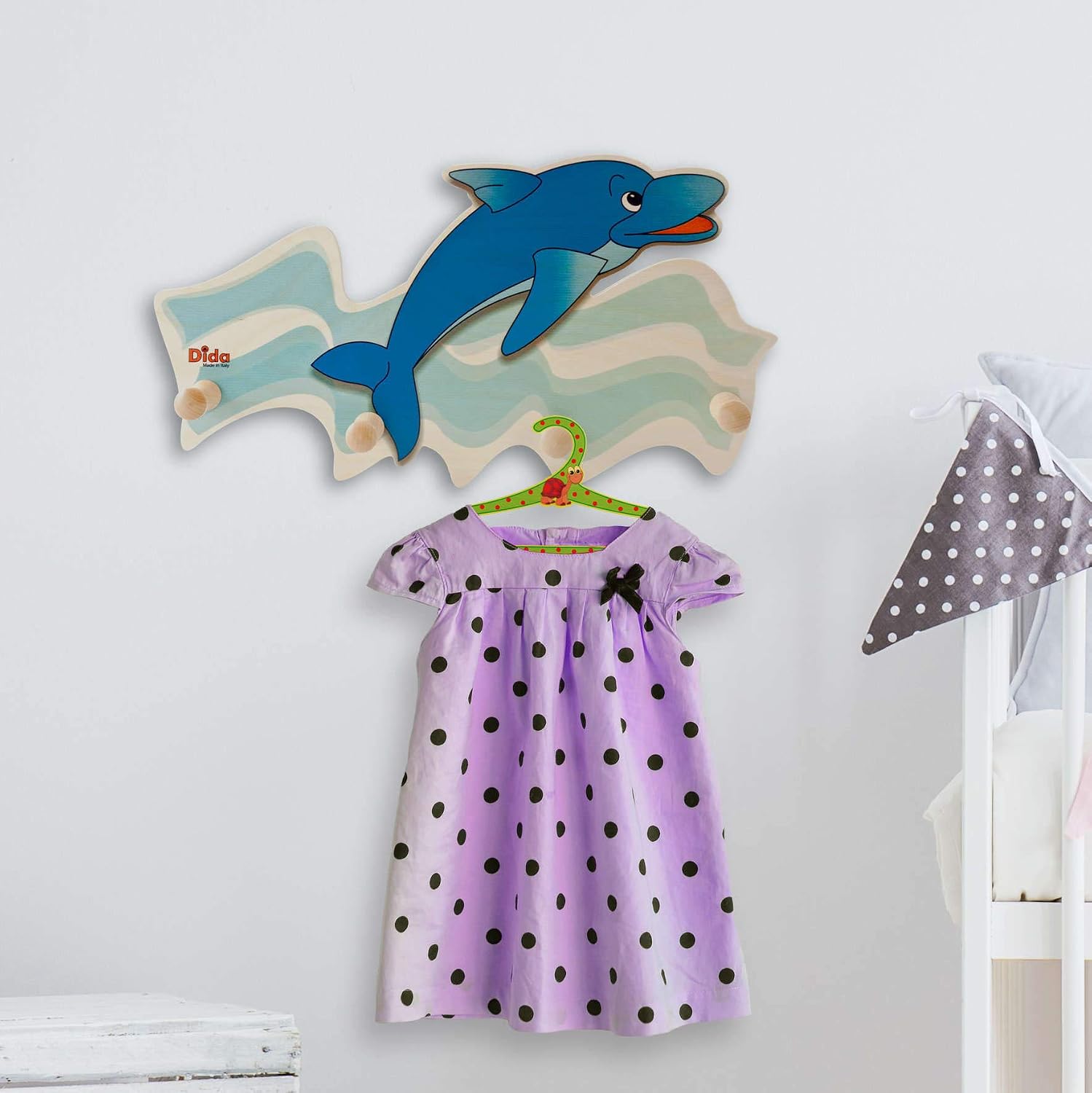 Dida Etoile De Mer Porte Manteau Mural En Bois Pour Chambres Denfant Et Bebe Avec Des Animaux Marins Porte Manteaux Enfant Mobilier Cuisine Maison Schoolofbabywearing Com
