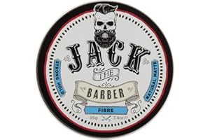 JACK THE BARBER FIBRE - Strong Hold, Natural Matte Finish, Fill in Fine or Thinning Hair, Instantly Thicker, Hair Thickener & Topper for Fine Hair for Women & Men, For All Hair Types, 95G