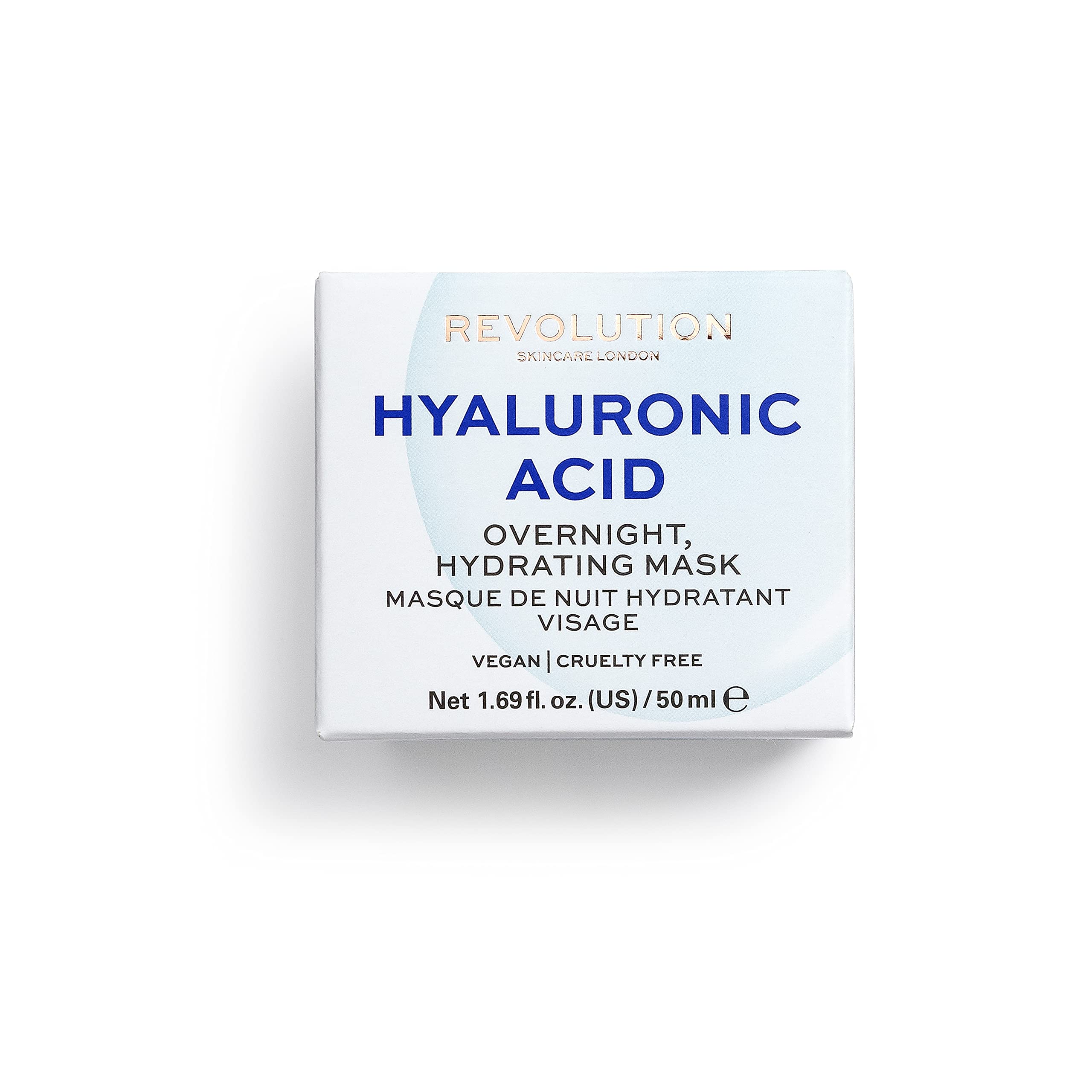 Revolution Beauty London Skincare, Hyaluronic Acid Overnight Hydrating, Face Mask, 50ml