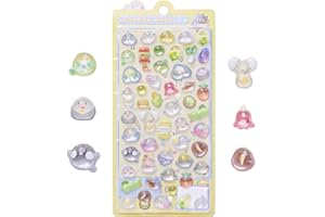 BYETOCE 3D Cute Cartoon Chicken Puff Stickers - Kawaii Mini Puffy Stickers for Scrapbooks, Planners, Journals, Laptops & Phone Cases