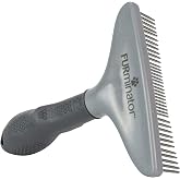 FURminator Grooming Rake Tool for Dogs &amp; Cats With Thick Coats, Standard (Pack of 12)