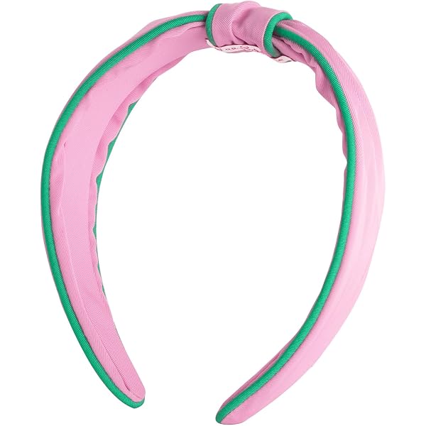 Lilly Pulitzer Ösen-Stirnband In Resort-Weiß – Niedliches, Geknotetes Haar-Accessoire Für Frauen Mit Goldener Logo-Applikation
