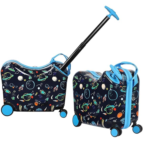 Eenhoorn Koffer Lovertje Trolley Kids Rollende Basisschool Tassen Rugzak Met Wie