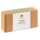 Lotuscrafts Yoga Block Cork Supra Grip - Natural Cork from Portugal - Cork Yoga Brick Non-Slip - Ecologically Manufactured -