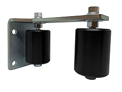 Slide Gate Guide Post Rollers 3" Black L Rear